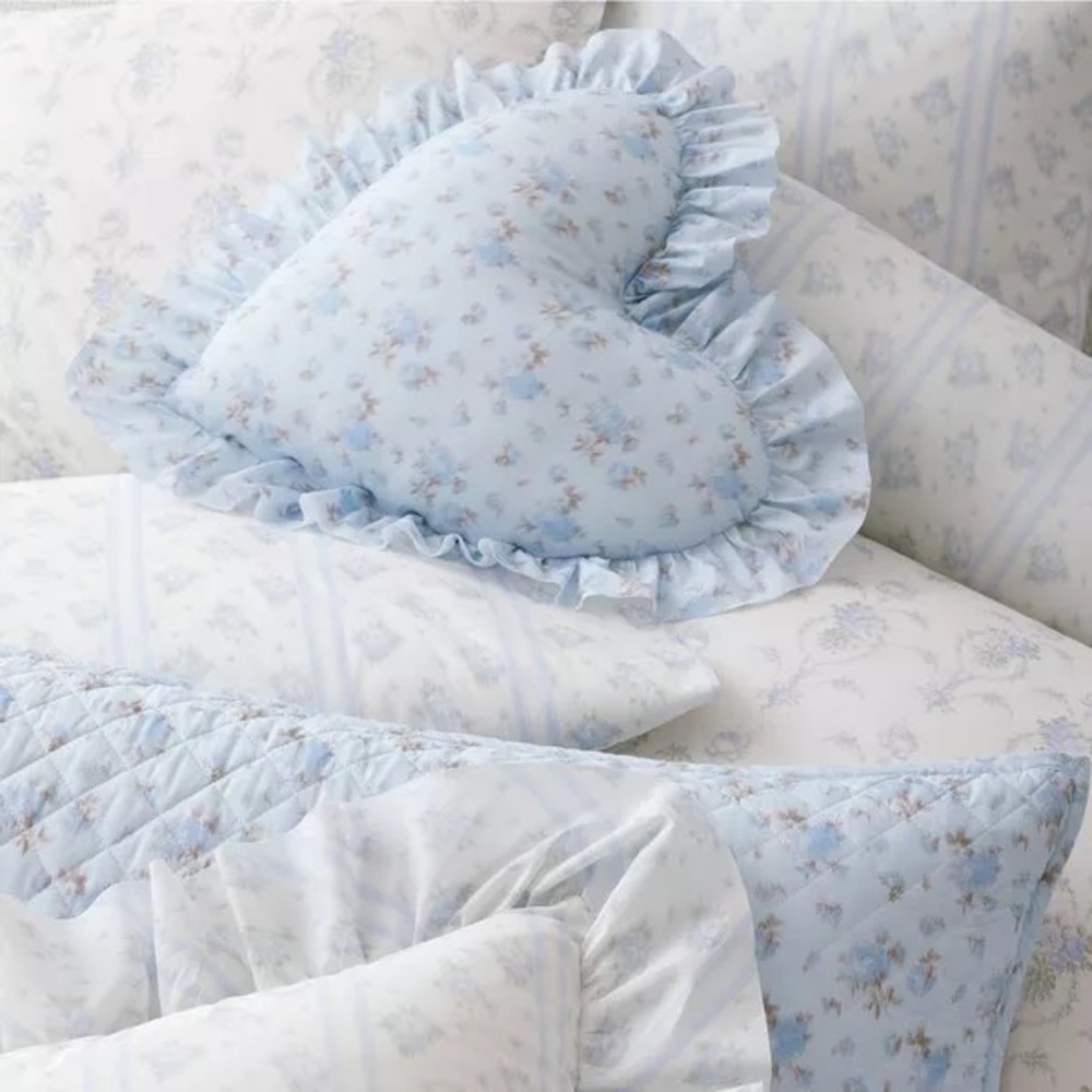 Love Shack Fancy Heart Pillow